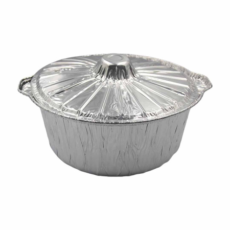 Форма алюминиевая "Кастрюля" с крышкой Alver, 252*160*98 мм, 2300 мл.