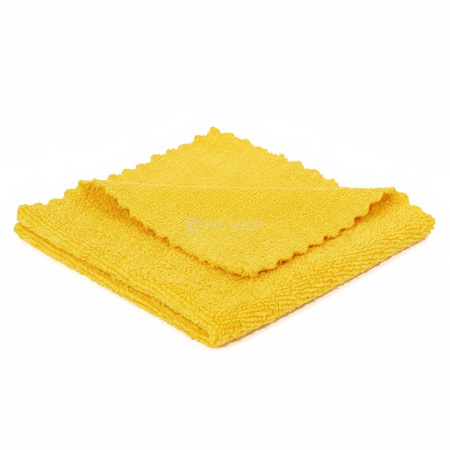 Тряпка из микрофибры 30*30 см, ЖЕЛТЫЙ, 200 гр/м² (т)